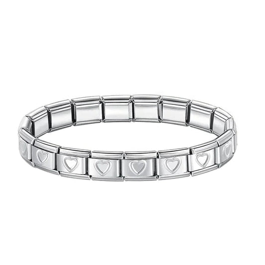 Pulsera Corazones Italiana para Charms - Italian Charms