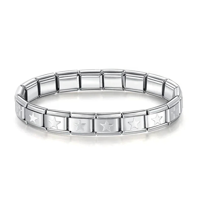 Pulsera Estrellas Italiana para Charms - Italian Charms
